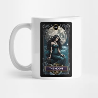 The Moon Card from The Mermaid Tarot Deck Mug